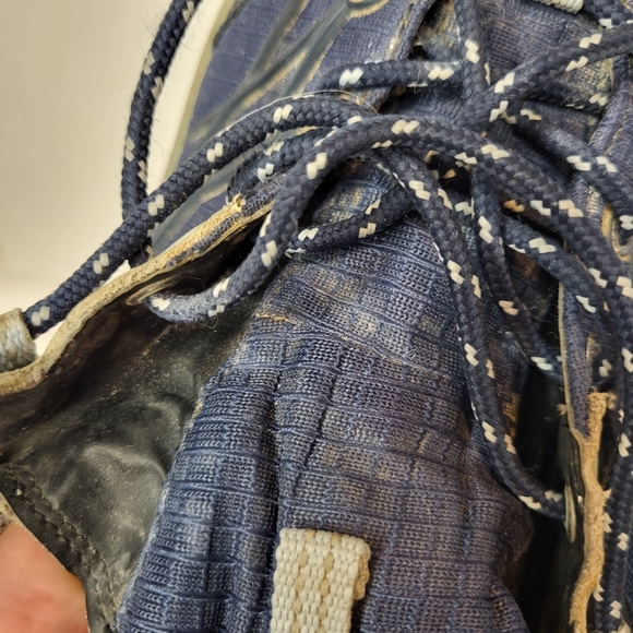 Keen women Marshall mid waterproof cushion collar hiking boot blue+grey Sz 7 - Picture 7 of 16